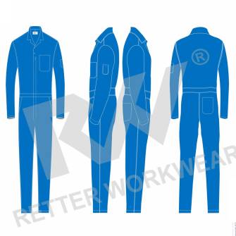 Coverall Economic Royal Blue in Qatar